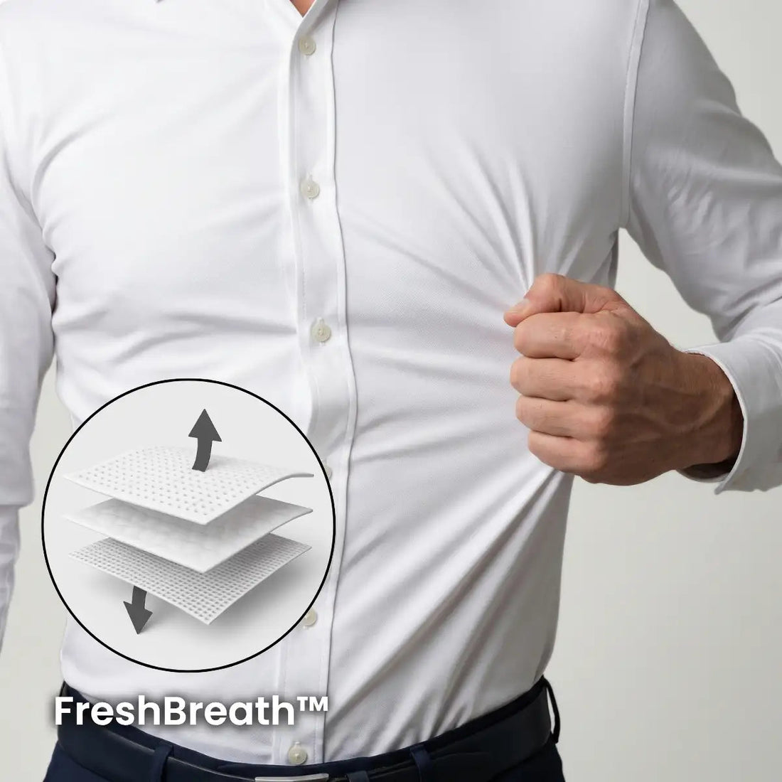 FreshBreath™: stretch and breathability